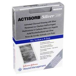 ACTISORB 220 Silver 6,5x9,5 cm steril Kompressen