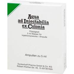 Aqua ad Iniectabilia ex Colonia Amp. 10x5ml