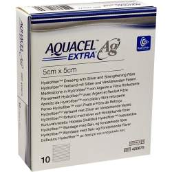 AQUACEL Ag Extra 5x5 cm Kompressen