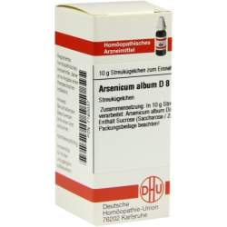 Arsenicum album D8 DHU Glob. 10 g