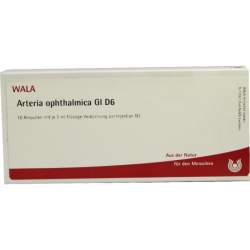Arteria ophthalmica Gl D6 Wala 10x1ml Amp.