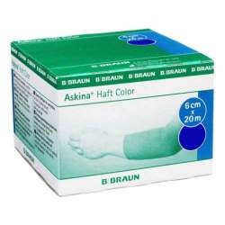 ASKINA Haftbinde Color 6 cmx20 m blau