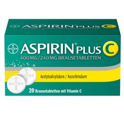 Aspirin® Plus C, 400 mg/240 mg 20 Brausetabletten