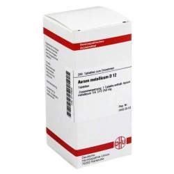 Aurum metallicum D12 DHU 200 Tbl.