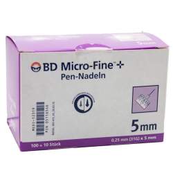 BD MICRO-FINE+ 5 Pen-Nadeln 0,25x5x110 mm