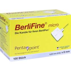 BERLIFINE micro Kanülen 0,25x8 mm