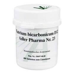 Biochemie Adler 23 Natrium bicarb. D12 400 Tbl.