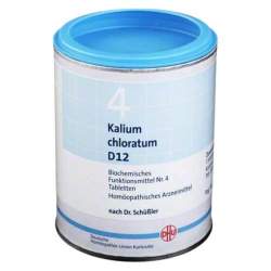 Biochemie DHU 4 Kalium chloratum D12 1000 Tbl.