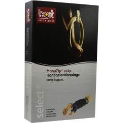 BORT ManuZip volar links M schwarz