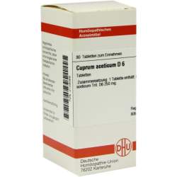 Cuprum aceticum D6 DHU 80 Tbl.