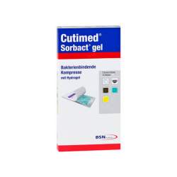 CUTIMED Sorbact Gel Kompressen 7,5x15 cm