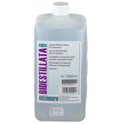 DESTILIERTES Wasser Bidest