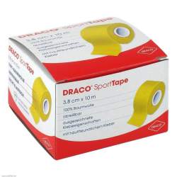 DRACOTAPEVERBAND 3,8 cmx10 m gelb