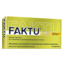 Faktu® lind Zäpfchen mit Hamamelis 10 Supp.