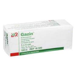 GAZIN Mullkomp.5x5 cm unsteril 8fach Op
