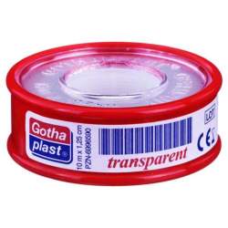 GOTHA FLEX Heftpfl.transp.1,25 cmx10 m