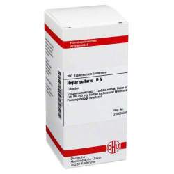 Hepar sulfuris D6 DHU 200 Tbl.