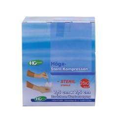 HÖGA-KOMPRESSEN 7,5x7,5 cm steril 8fach