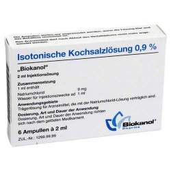 Isotonische Kochsalzlösung 0,9% 6 x2ml