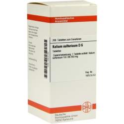 Kalium sulfuricum D6 DHU 200 Tbl.