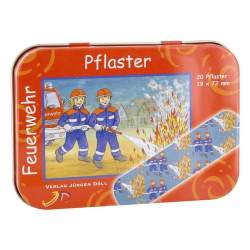 KINDERPFLASTER Feuerwehr Dose