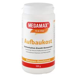 MEGAMAX Aufbaukost Banane Pulver