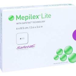 MEPILEX Lite Schaumverband 6x8,5 cm steril
