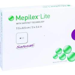 MEPILEX Lite Schaumverband 7,5x8,5 cm steril