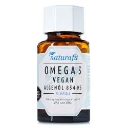 NATURAFIT Omega-3 vegan Algenöl 834 mg Kapseln