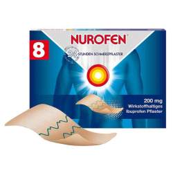 Nurofen 24-Stunden Schmerzpflaster 200 mg 8 wirkstoffhaltige Pflaster