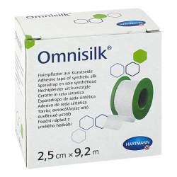 OMNISILK Fixierpflaster Kunstseide 2,5 cmx9,2 m