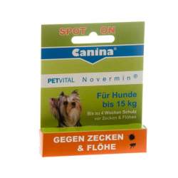 PETVITAL Novermin flüssig f.Hunde bis 15 kg
