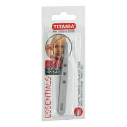 PINZETTE schräg INOX Edelstahl TITANIA