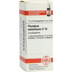 Plumbum metallicum D10 DHU 10g Glob.
