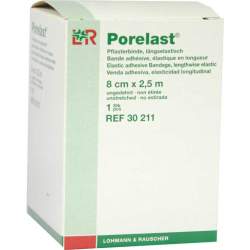 PORELAST Pflasterbinde 8 cmx2,5 m