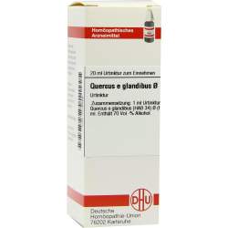 Quercus e glandibus Urtinktur D1 DHU Dil. 20 ml