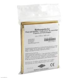 RETTUNGSDECKE KFZ 160x210 cm gold/silber