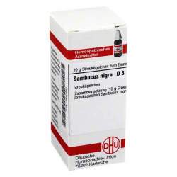Sambucus nigra D3 DHU 10 g Glob.