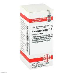Sambucus nigra D6 DHU Glob. 10g