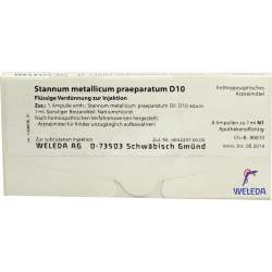 Stannum met. praeparat. D10 Weleda Amp. 8x1ml
