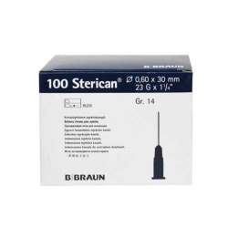 STERICAN Kanülen Luer-Lok 0,60x30 mm Gr.14 blau