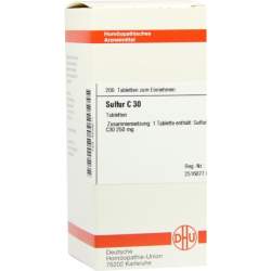 Sulfur C30 DHU 200 Tbl.